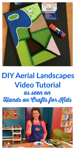 In this video you'll learn how to make a DIY aerial landscape scene with colored sand. This is a great lesson for art classes and kids of all ages!